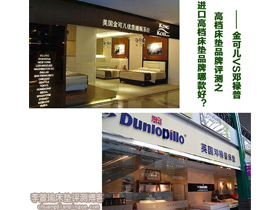 进口高档床垫品牌哪款好?高档床垫品牌金可儿和邓禄普对比评测